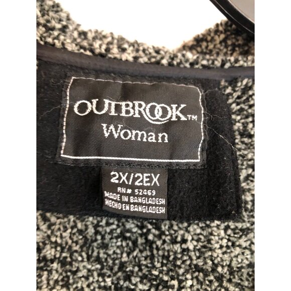 Outbrook Woman Cozy Fluffy Coat Jacket Pre-Owned Size 2X - Picture 3 of 8